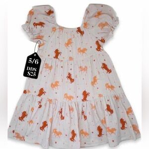 Puff Sleeve Unicorn Tier Dress